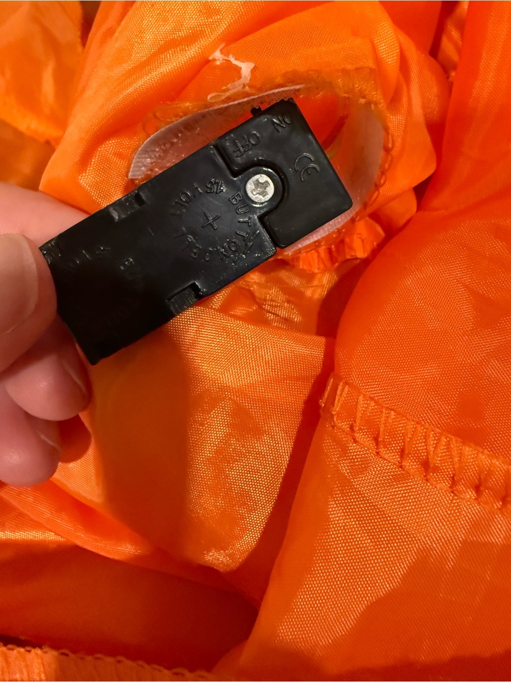 Rubie's Twinkle Witch Orange and Green Tulle Costume & Hat Sz S (lights up!) - Picture 11 of 12
